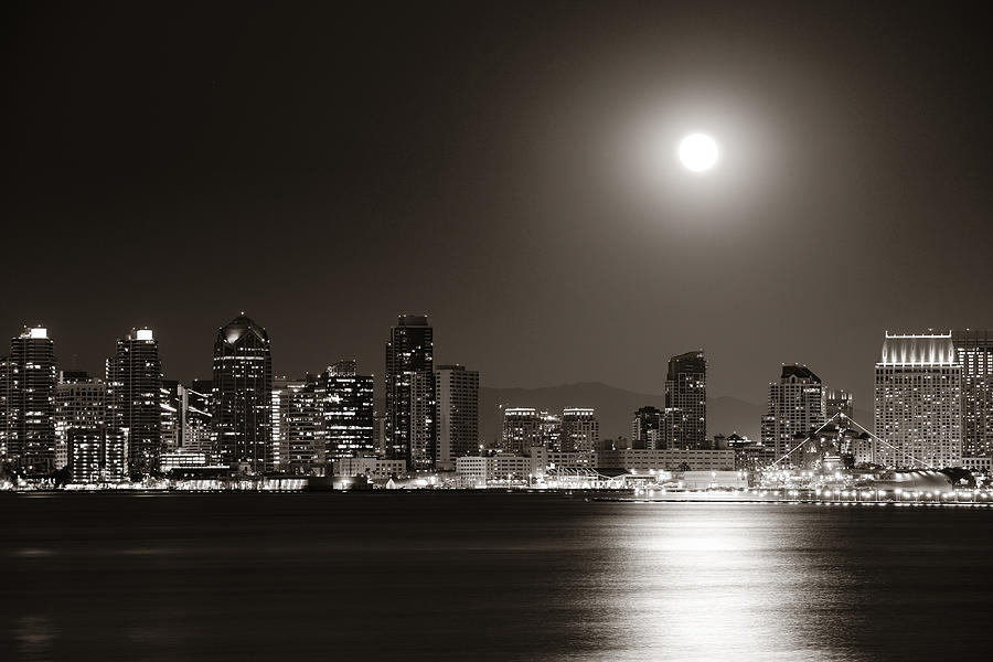 San Diego downtown skyline #3 Photograph by Songquan Deng