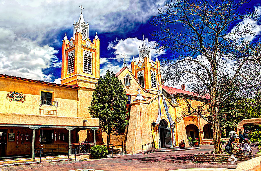 Albuquerque Photograph - San Felipe De Neri Church #3 by Tony Lopez
