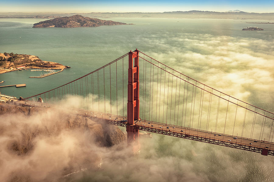 San Francisco Golden Gate Bridge From #3 Photograph by Franckreporter