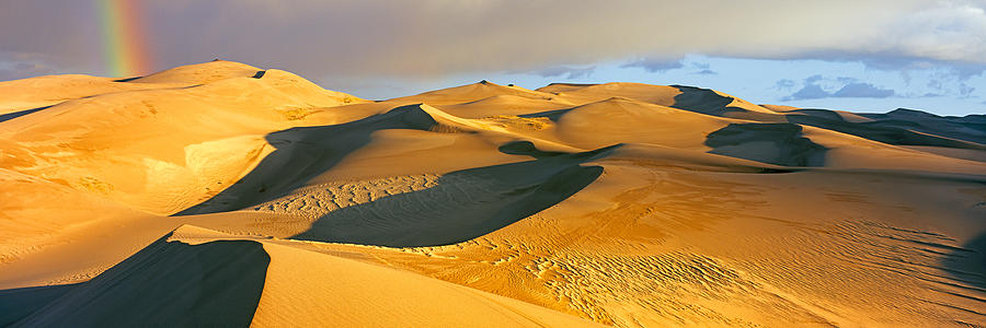 Great Sand Dunes National Park Photograph - Sand Dunes In A Desert, Great Sand #3 by Panoramic Images