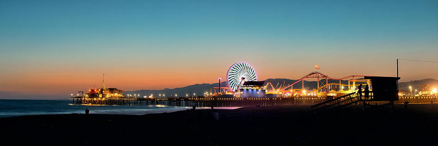 Santa Monica beach  #3 Photograph by Songquan Deng