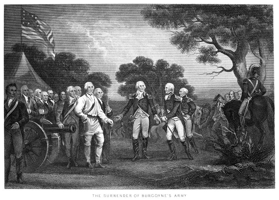 1777 Photograph - Saratoga: Surrender, 1777 #3 by Granger
