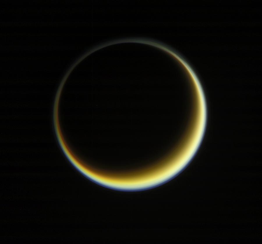 Saturns Moon Titan #3 Photograph by Nasa/jpl-caltech/space Science Institute/science Photo Library