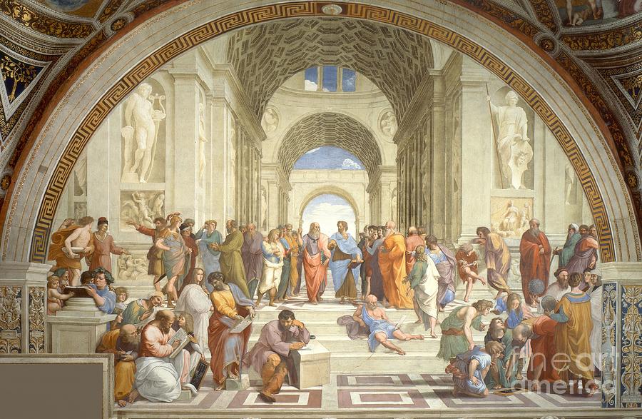 School of Athens Painting by Celestial Images