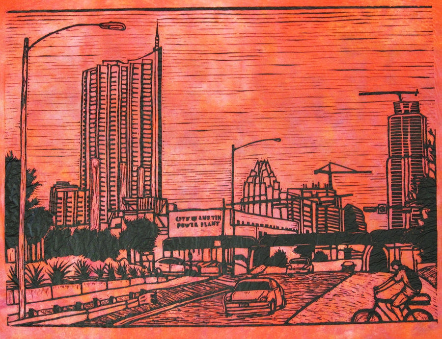 Seaholm Drawing - Seaholm by William Cauthern Seaholm Drawing - Seaholm by William Cauthern