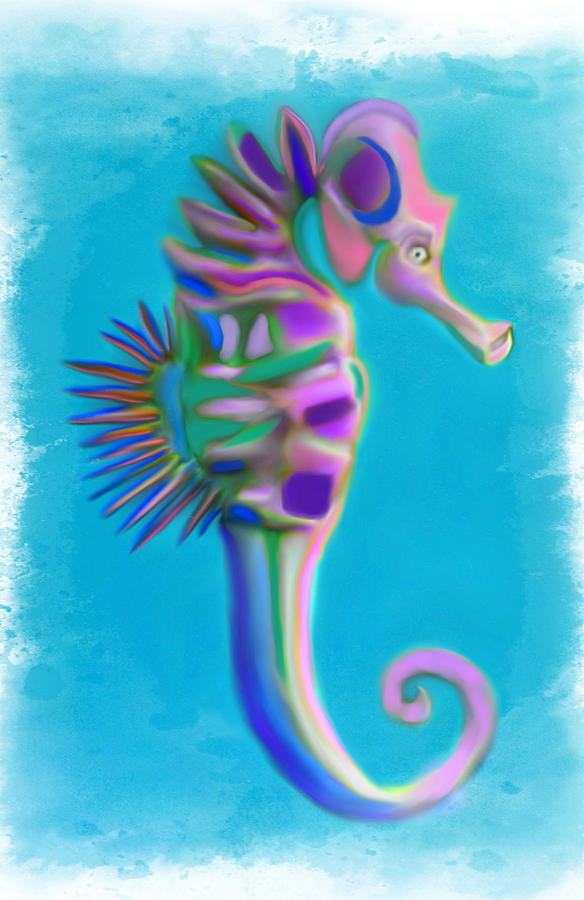 The Pretty Seahorse Painting by Deborah Boyd