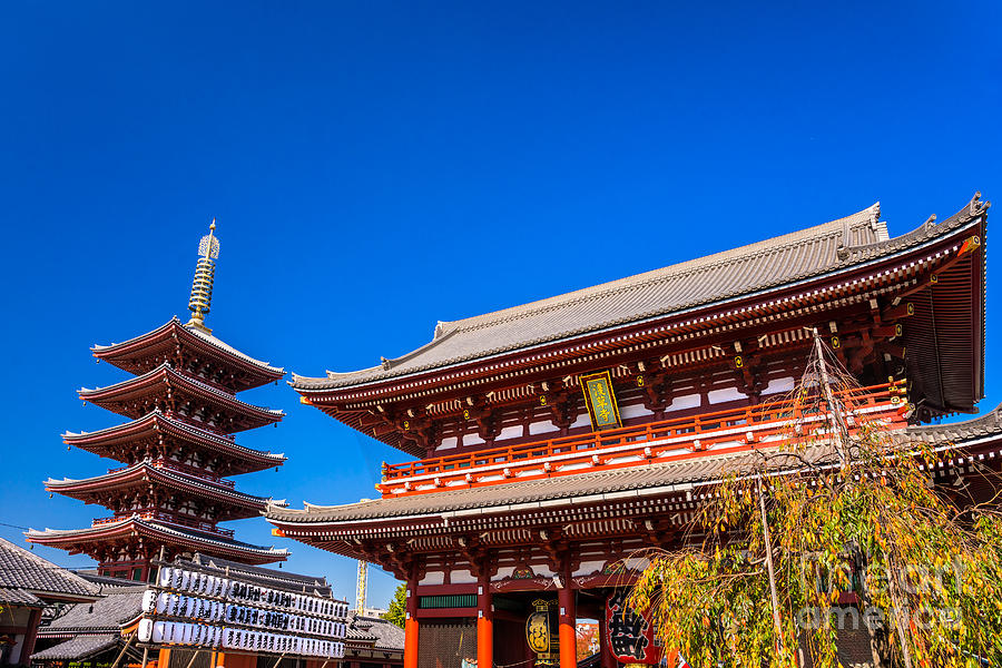 Senso-ji Temple in Asakusa - Tokyo - Japan #3 Photograph by Luciano Mortula