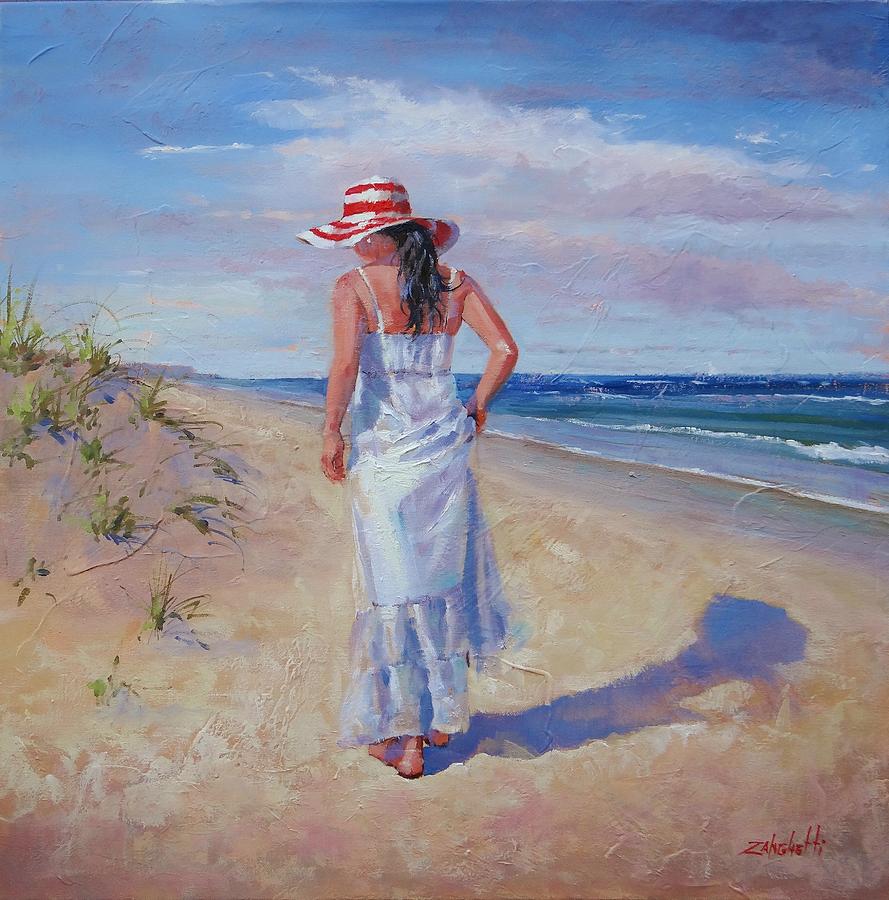 Summer Painting - My Time by Laura Lee Zanghetti