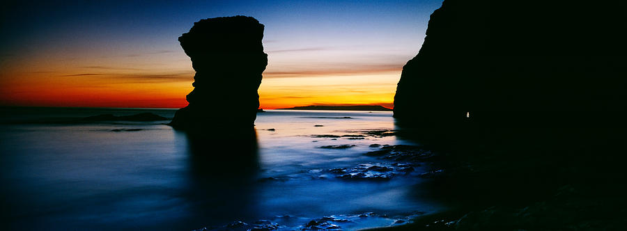 Silhouette Of Rock Formations Photograph by Panoramic Images - Fine Art ...