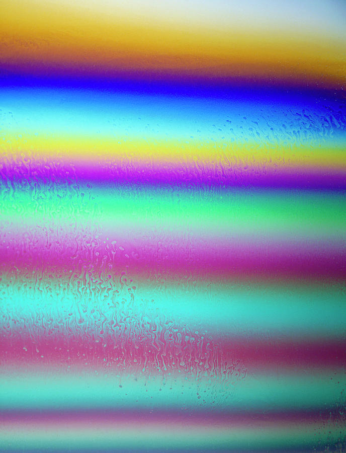 Soap Bubble With Light Interference Patterns #3 Photograph by David Taylor/science Photo Library