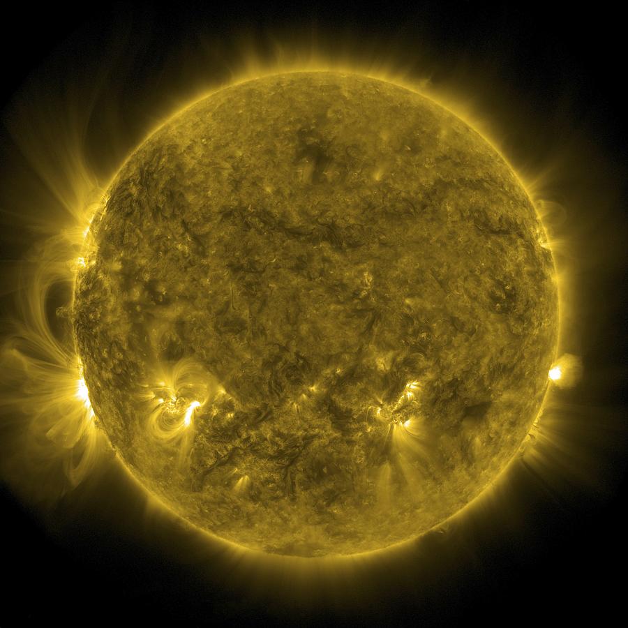 Space Photograph - Solar activity, SDO ultraviolet image #3 by Science Photo Library