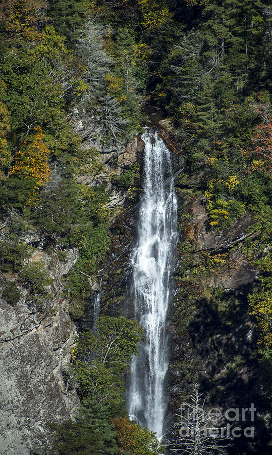Sols Creek Falls Waterfall above Bear Creek Lake in Nantahala National Forest #3 Photograph by David Oppenheimer
