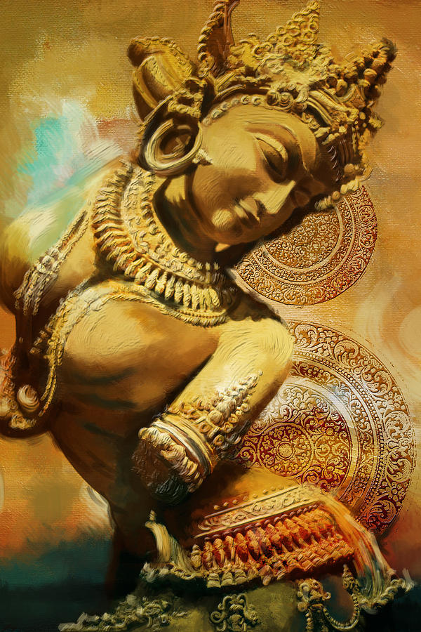 South Asian Art #3 Painting by Corporate Art Task Force