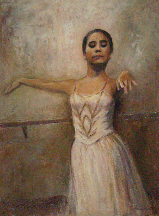 Ballerina Painting - Spirit of the Dance #3 by Chisho Maas