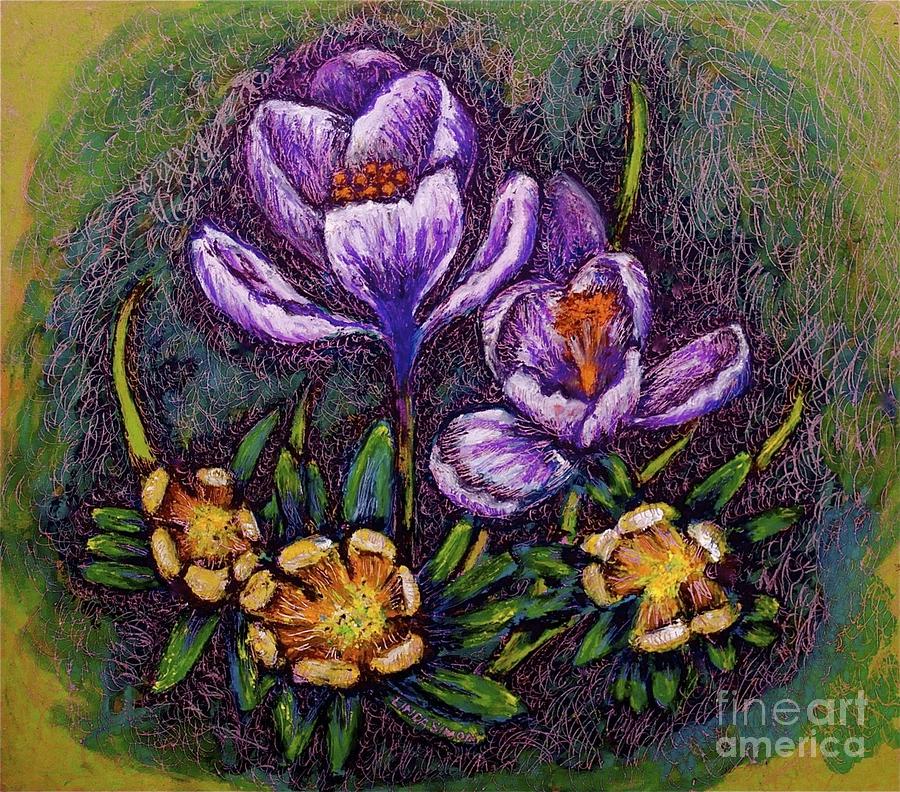 Flower Pastel - Spring by Linda Simon