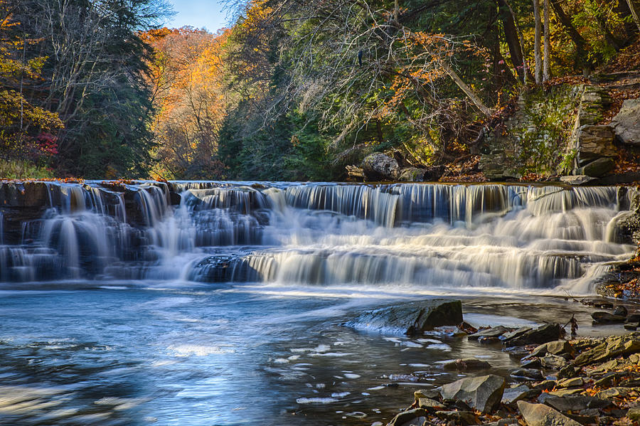 Squaw Rock - Chagrin River Falls #1 Photograph by Jack R Perry