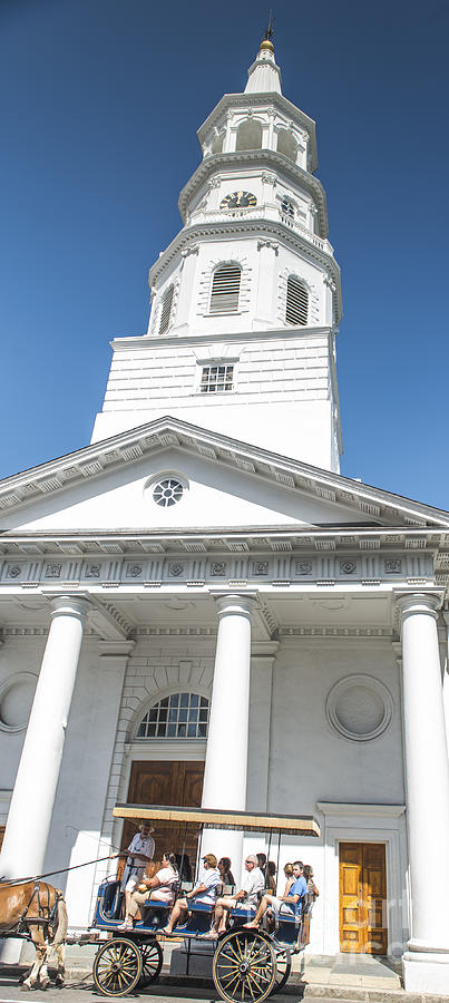 St. Michaels Episcopal Church in Charleston Photograph by David Oppenheimer