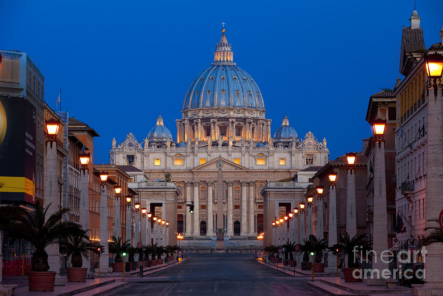 St Peters Basilica #3 Photograph by Brian Jannsen