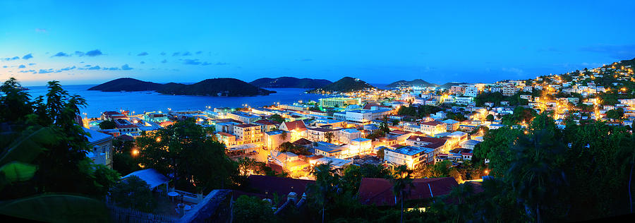 St Thomas mountain view in early morning #3 Photograph by Songquan Deng