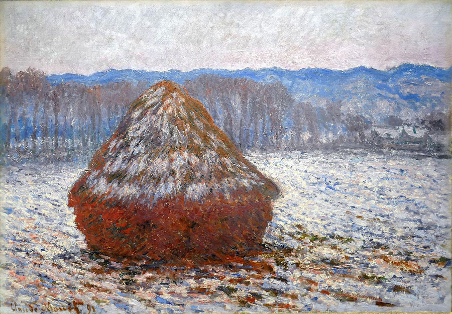Stack of Wheat #3 Painting by Claude Monet