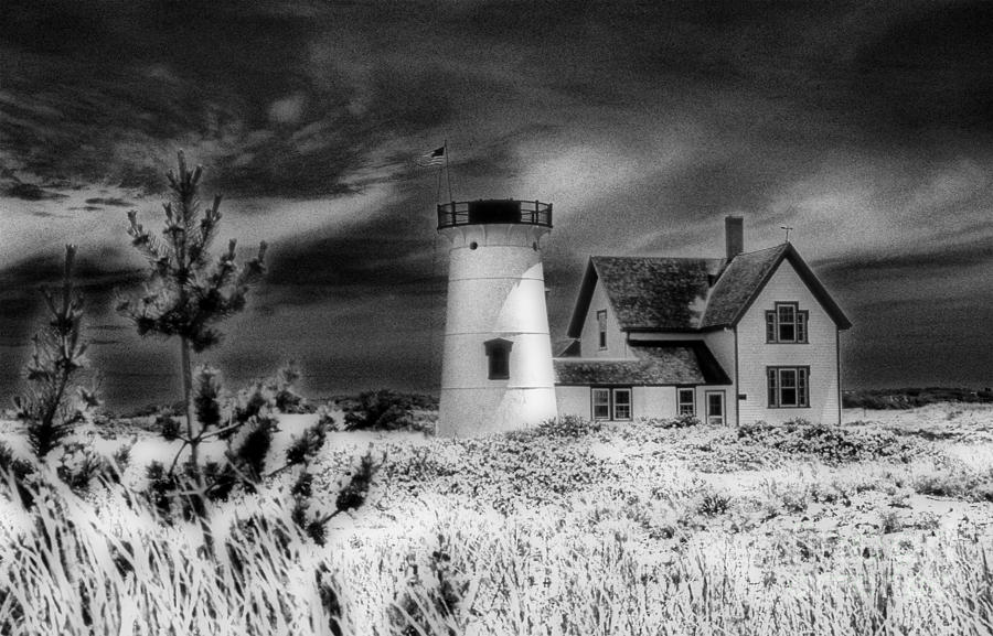 Stage Harbor Lighthouse #2 Photograph by Skip Willits