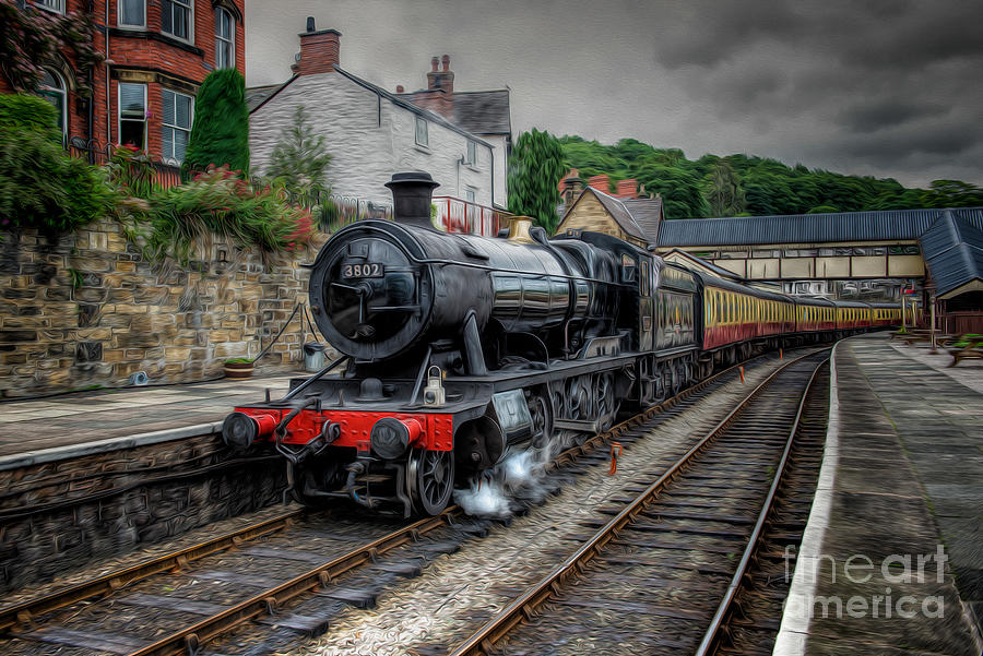 Architecture Photograph - Steam Train #1 by Adrian Evans