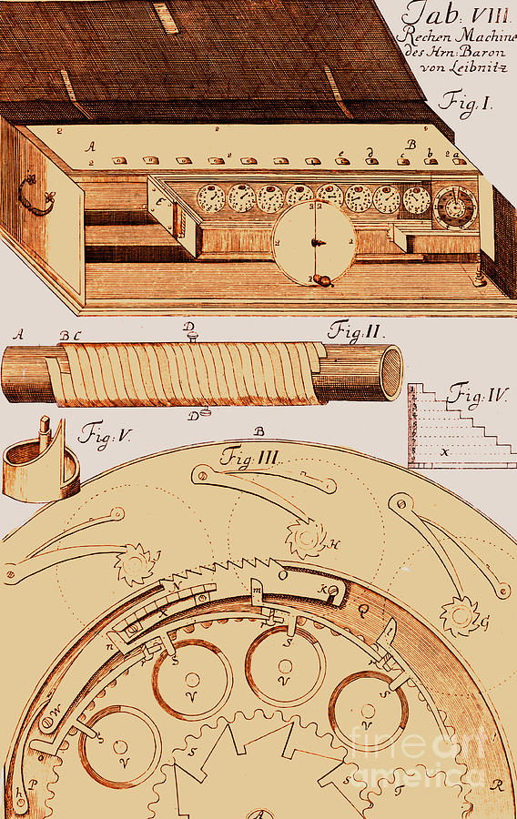 Science Photograph - Step Reckoner Leibniz Mechanical #4 by Science Source