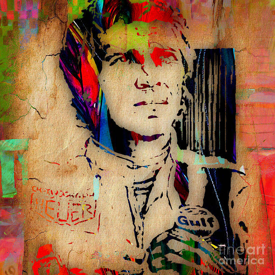 Steve McQueen Collection #3 Mixed Media by Marvin Blaine