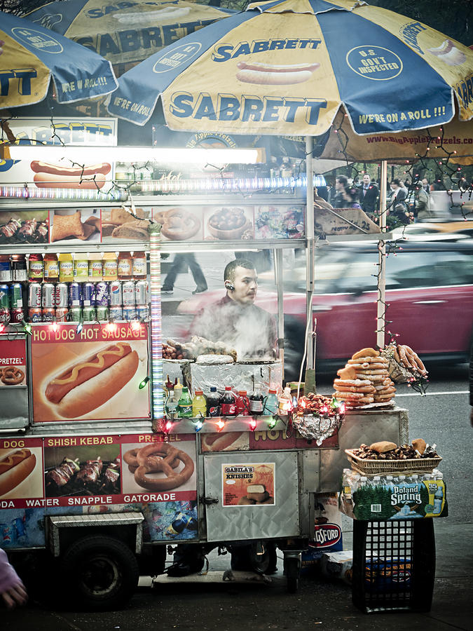 New York City Photograph - Street Vendor #3 by Newyorkcitypics Bring your memories home