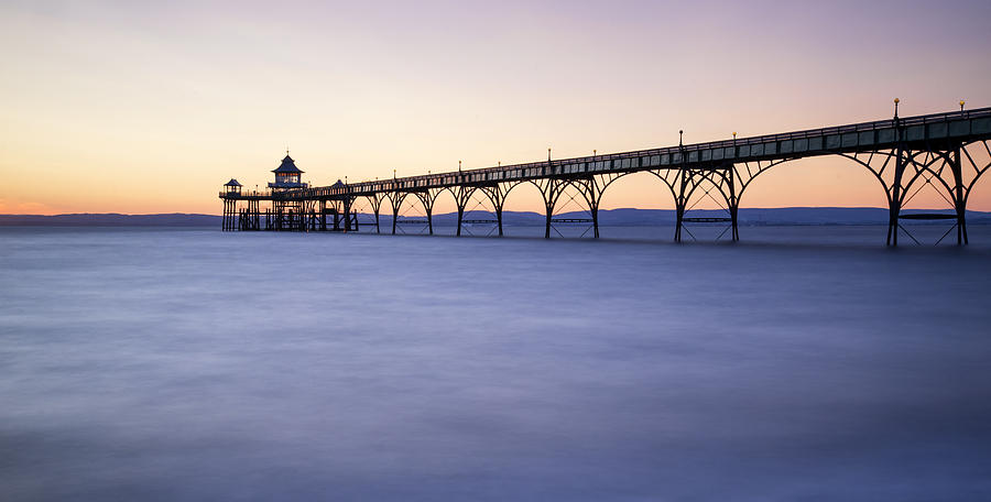 Summer Photograph - Stunning landscape image of old pier silhouette against vibrant  #3 by Matthew Gibson