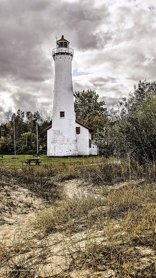 Sturgeon Point Lighthouse #3 Photograph by LeeAnn McLaneGoetz McLaneGoetzStudioLLCcom