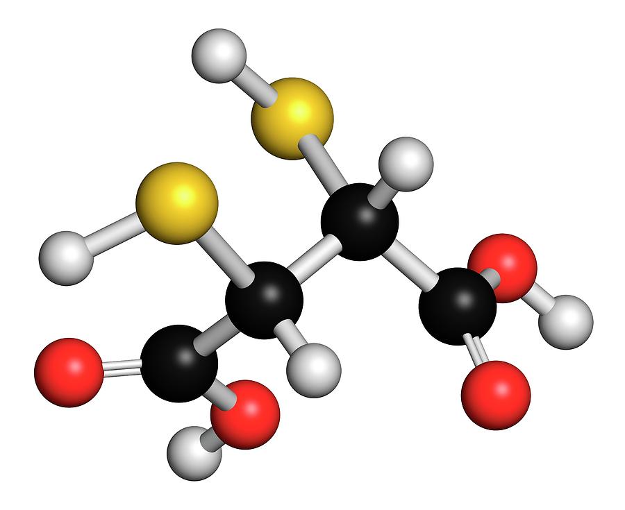 Succimer Acid Molecule #3 Photograph by Molekuul