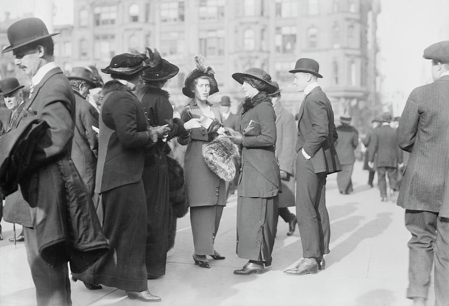 Suffrage Gathering In New York City Photograph by Stocktrek Images ...