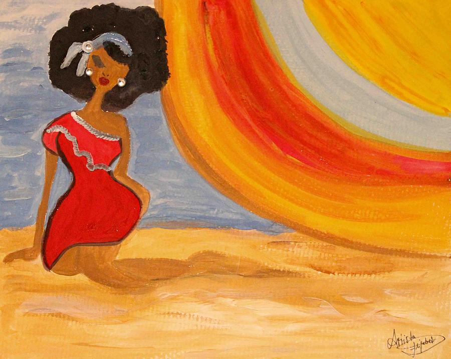 Beach Mixed Media - Sunny Days #4 by Artista Elisabet