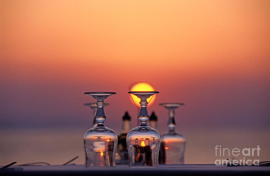 Sunset behind a restaurant #5 Photograph by George Atsametakis