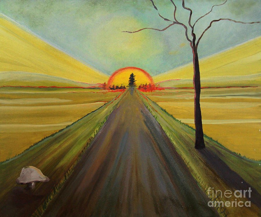 Sunset Painting - Sunset #3 by Isabel Poulin