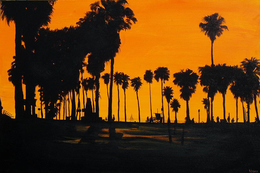 Sunset Painting - Sunset by James Kruse