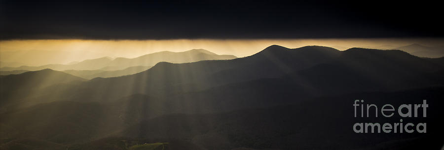 Sunset on the Blue Ridge Mountains #3 Photograph by David Oppenheimer
