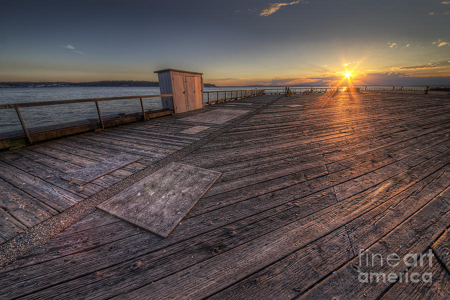 Seattle Photograph - Sunset over Puget Sound #3 by Twenty Two North Photography