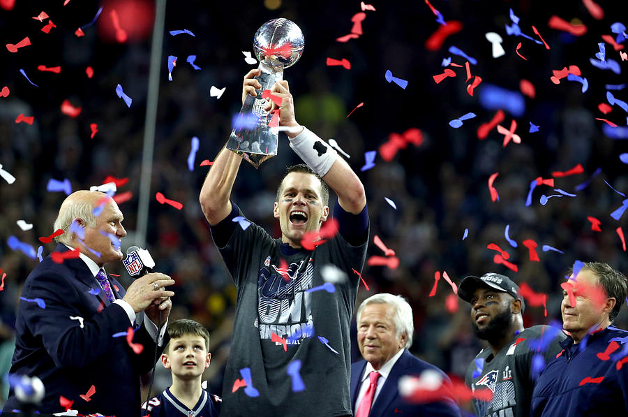 Super Bowl LI - New England Patriots v Atlanta Falcons #3 Photograph by Al Bello
