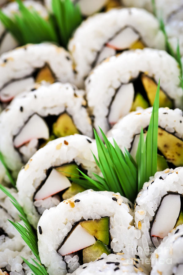 Sushi platter 2 Photograph by Elena Elisseeva