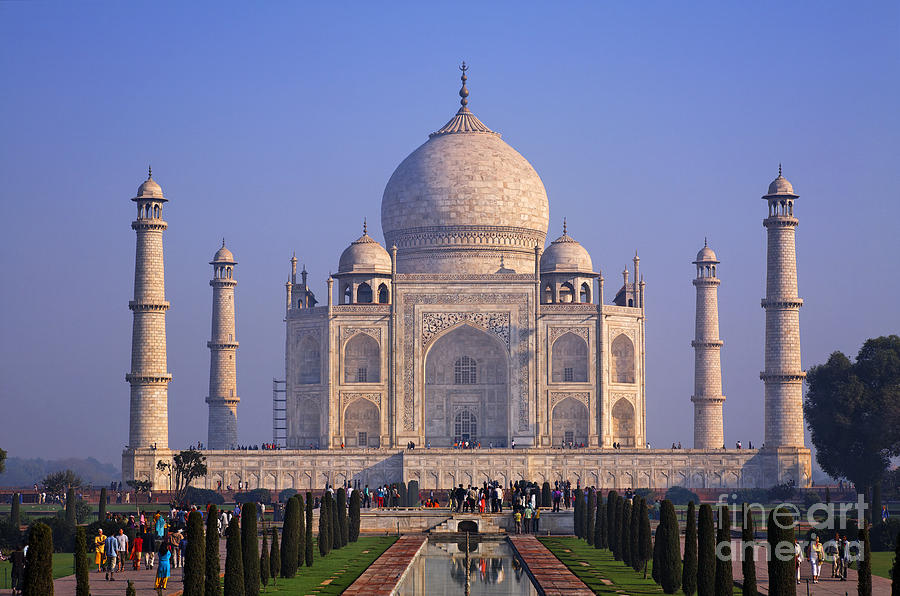 Architecture Photograph - Taj Mahal #3 by Robert Preston