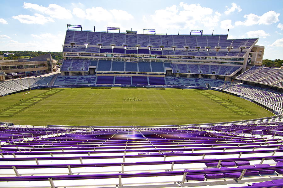 TCU Amon G. Carter Stadium Photograph by John Babis