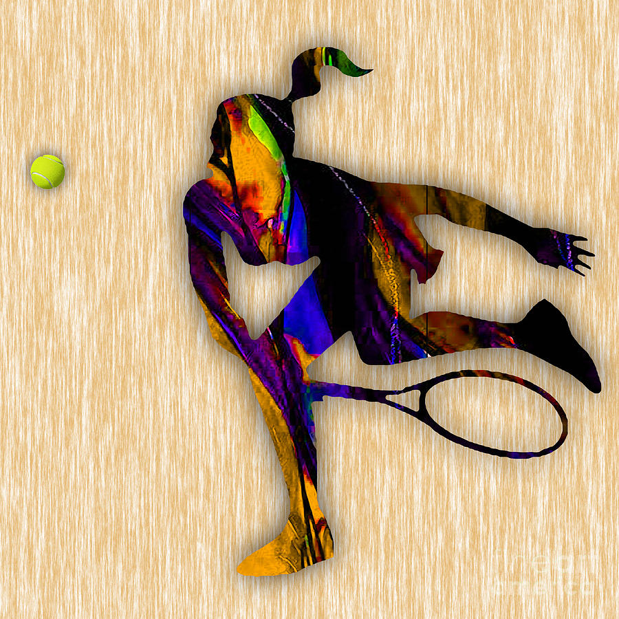 Tennis #2 Mixed Media by Marvin Blaine