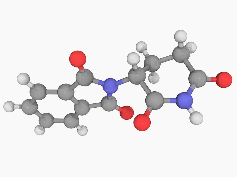 Thalidomide Drug Molecule Photograph by Laguna Design/science Photo Library