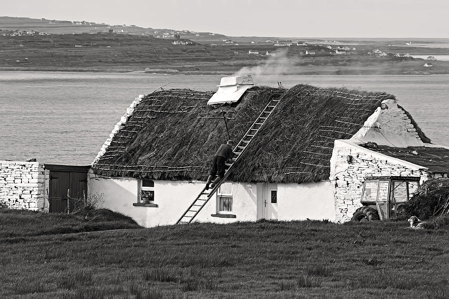 Thatch roof Cottage Ireland #3 Photograph by Pierre Leclerc Photography