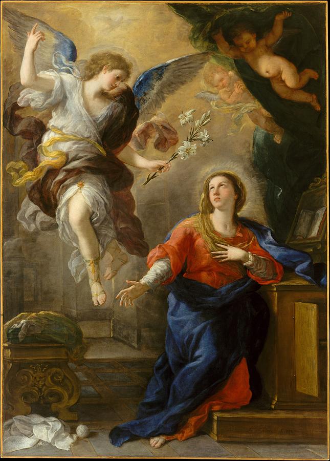 *Donne-nous aujourd'hui notre Pain de ce jour : Parole de DIEU* : Homélie et vidéo de la Sainte Messe - Page 5 3-the-annunciation-luca-giordano