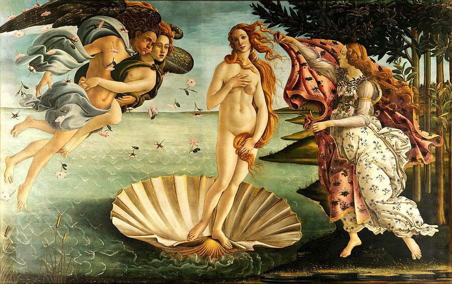 The Birth Of Venus #3 Painting by Sandro Botticelli