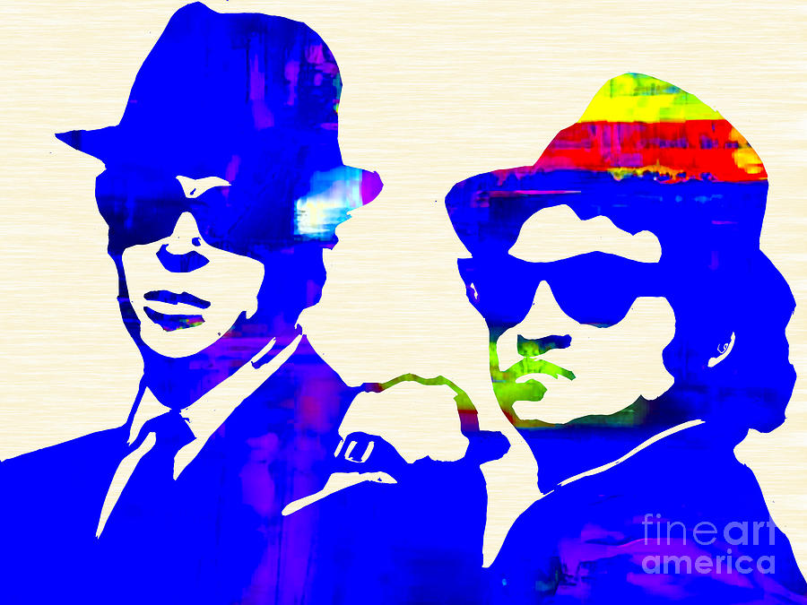 The Blues Brothers Mixed Media - The Blues Brothers #3 by Marvin Blaine