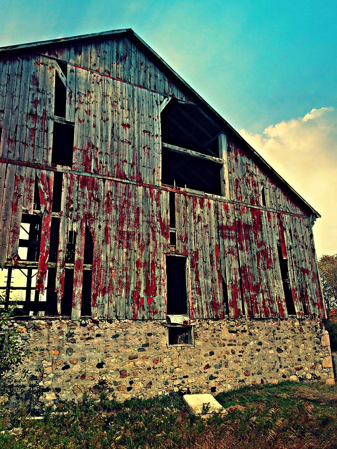 The Blushing Barn #4 Photograph by Cyryn Fyrcyd
